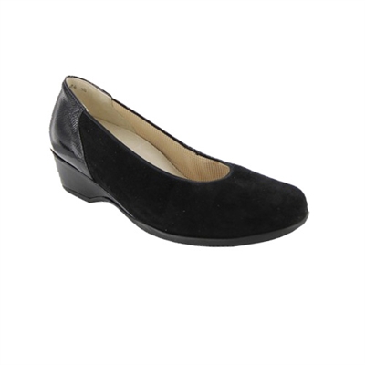 Hilke Black Suede